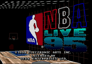 NBA Live 95 screenshot 4 for Sega Genesis